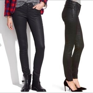 Madewell High-Rise Skinny Jeans: Coated Edition